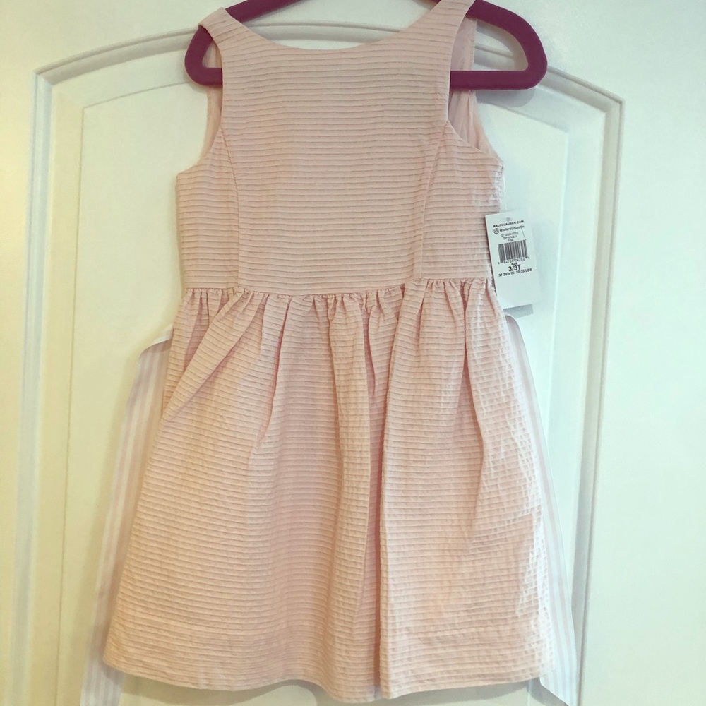 Ralph Lauren Polo Little Girls Pink Dress Size3/3T